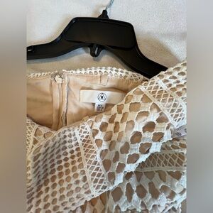 Off shoulder midi dress. Stretchy, body shape dress.